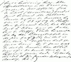 Fragment uit een brief van Multatuli aan zijn vrouw Mimi, geschreven op 19 maart 1878 te Utrecht